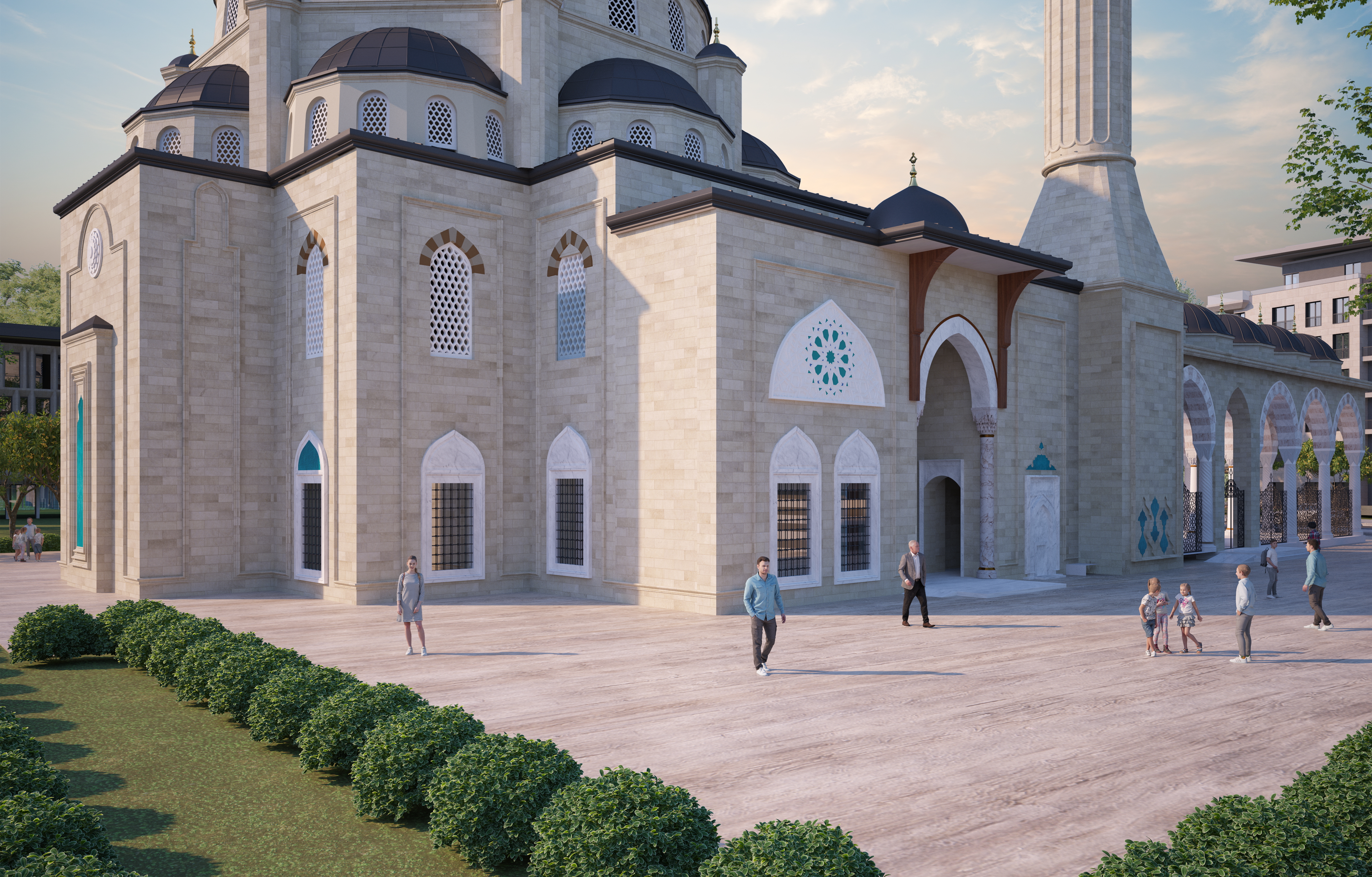 İstanbul Çekmeköy İmar Yolları, Genel Altyapı ve Camii